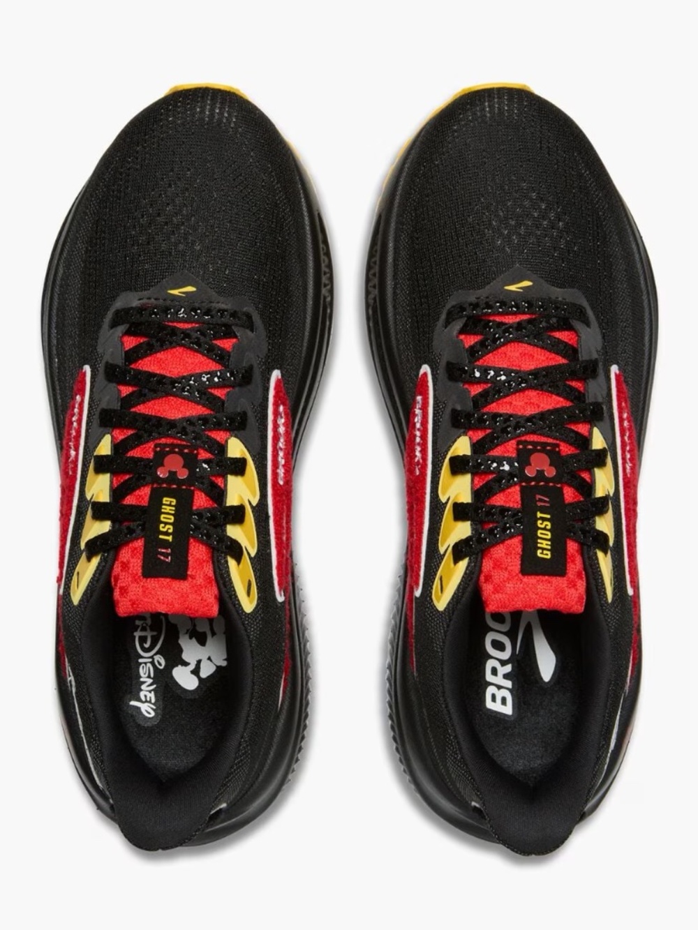 BROOKS Ghost 17 Mickey Mouse Size Mens 10.5 - Picture 5 of 8
